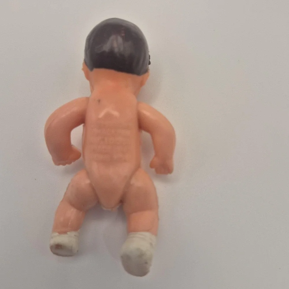 1960s Dollhouse Miniature Baby Doll manufactured by B. Shackman Articulated